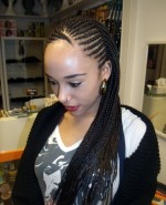 Halb Cornrows & Rasta